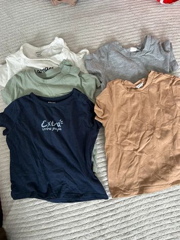 Lot de 5 tee shirt manches courtes