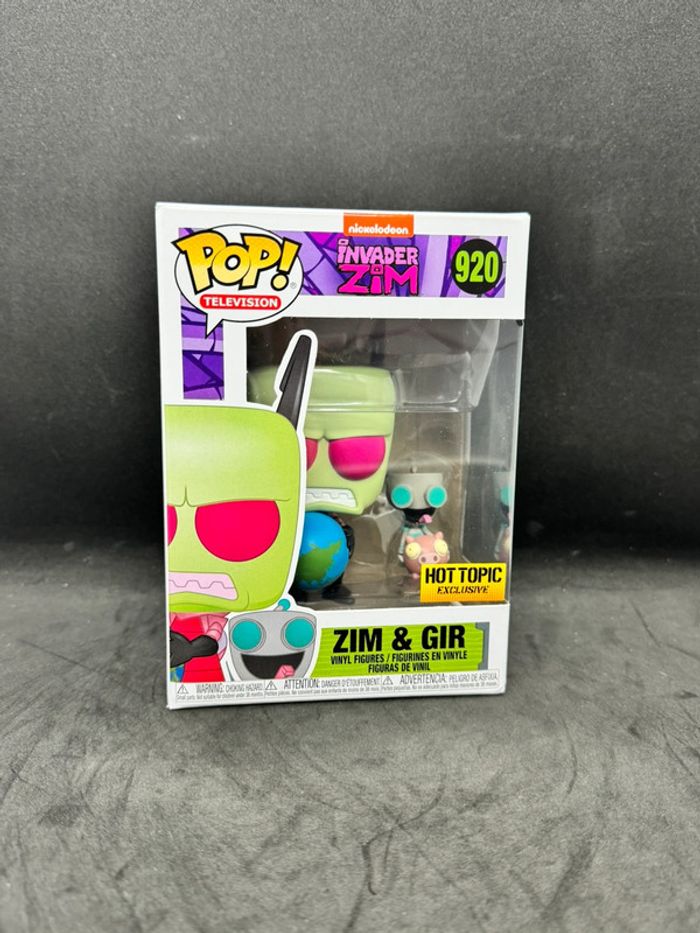 Funko pop invader zim, zim & gir 920 Hot Topic - photo numéro 2