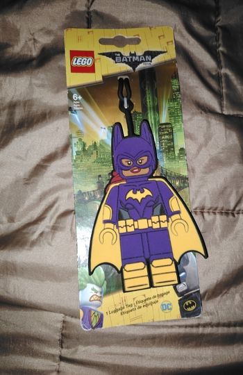 Étiquette sac lego batgirl