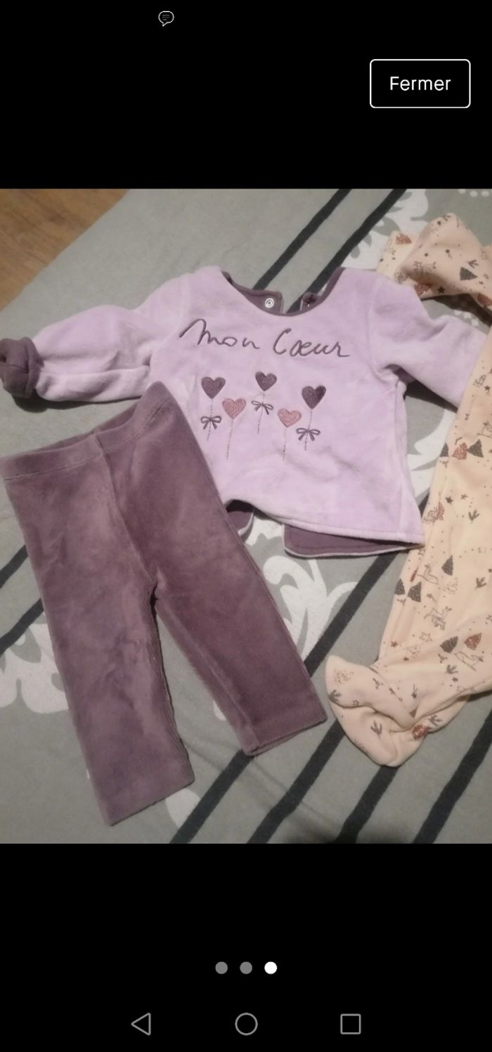 2 pyjamas 6 mois - photo numéro 3