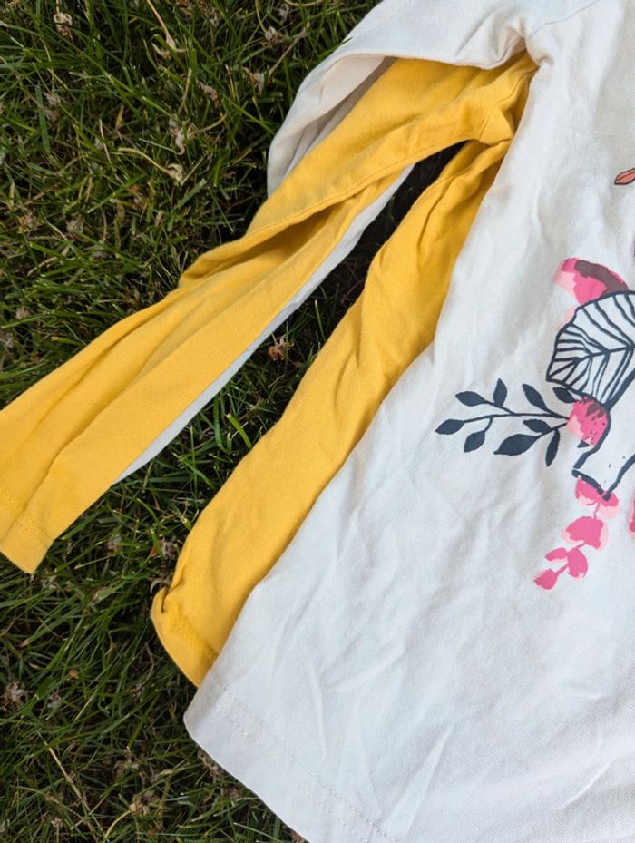 Lot de 2 tee-shirts manches longues 7-8 ans - photo numéro 4