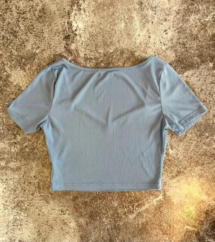 Lot 2 t shirt court femme Shein taille M Pack women crop top Confezione magliette corte donna Damen - photo numéro 3