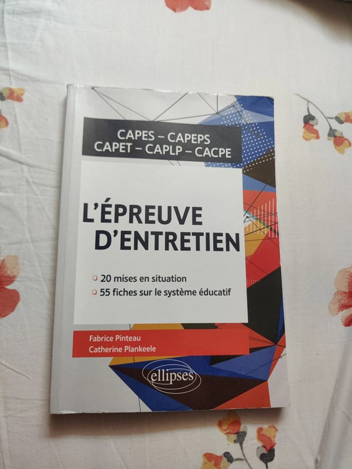 Epreuve d'entretien CAPES