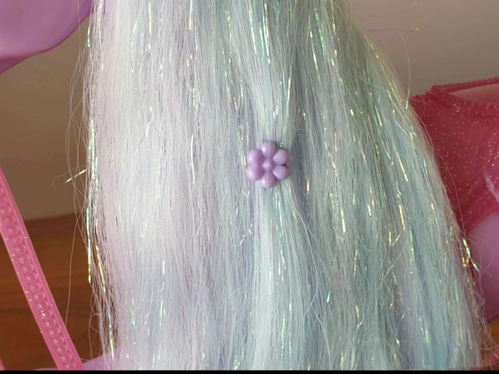 Cheval Licorne  du  lac  des cygnes  Barbie  Mattel  + cygne  et accessoires - photo numéro 5