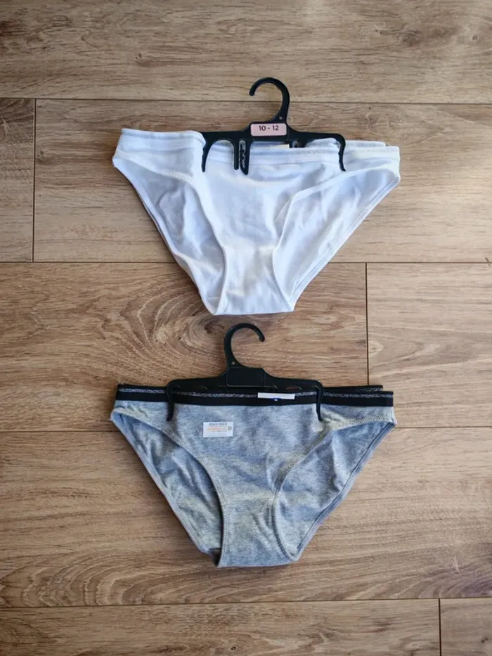 Lot de 4 culottes fille 10_12 ans