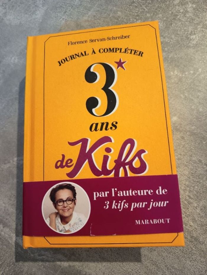 Livre journal à compléter 3 ans de kifs
