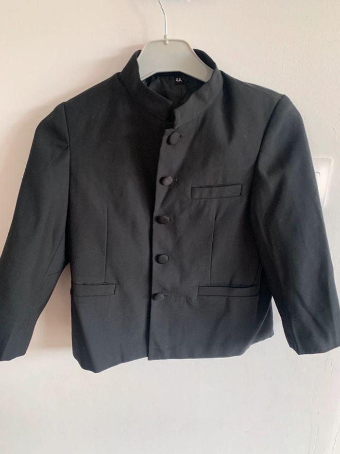 Costume 4 ans Adriano Jacometti noir / Pantalon taille élastique - photo numéro 6