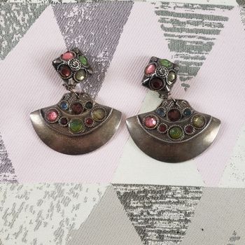 Jolies boucles d'oreilles à pince