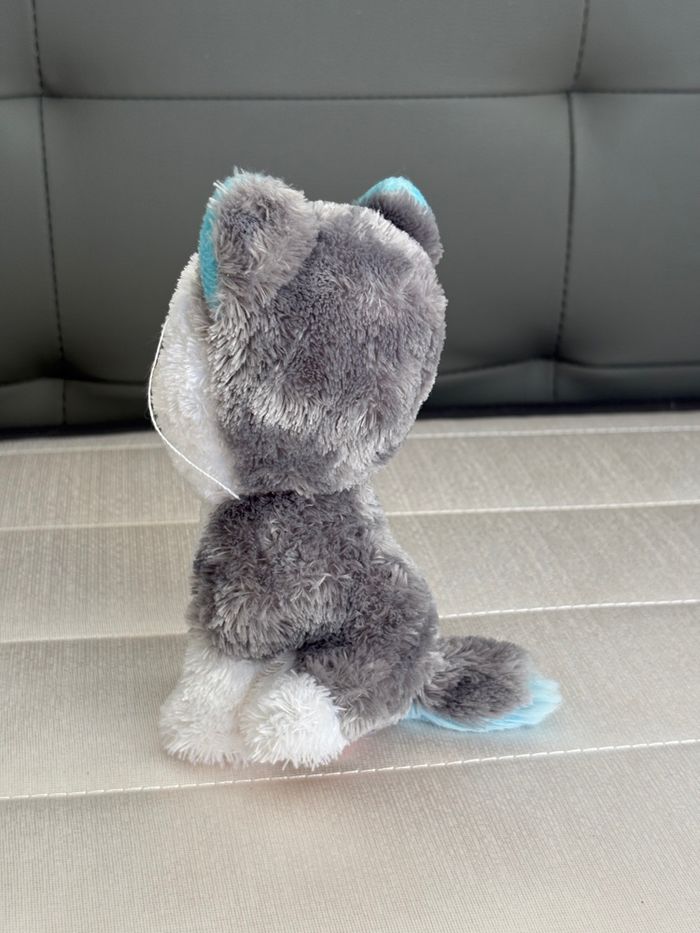 Petite peluche loup gris et blanc de Ty - photo numéro 3
