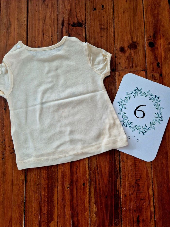 T-shirt manches courtes 6 mois - photo numéro 2