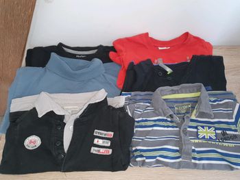 Lot de 6 Tee-shirt longues manches