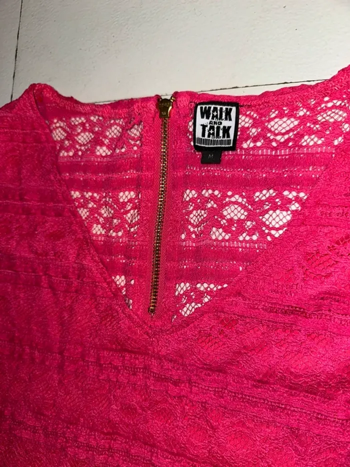 Petit chemisier fushia TM Neuf - photo numéro 5