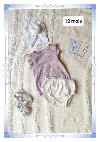 Ensemble fille 12 mois