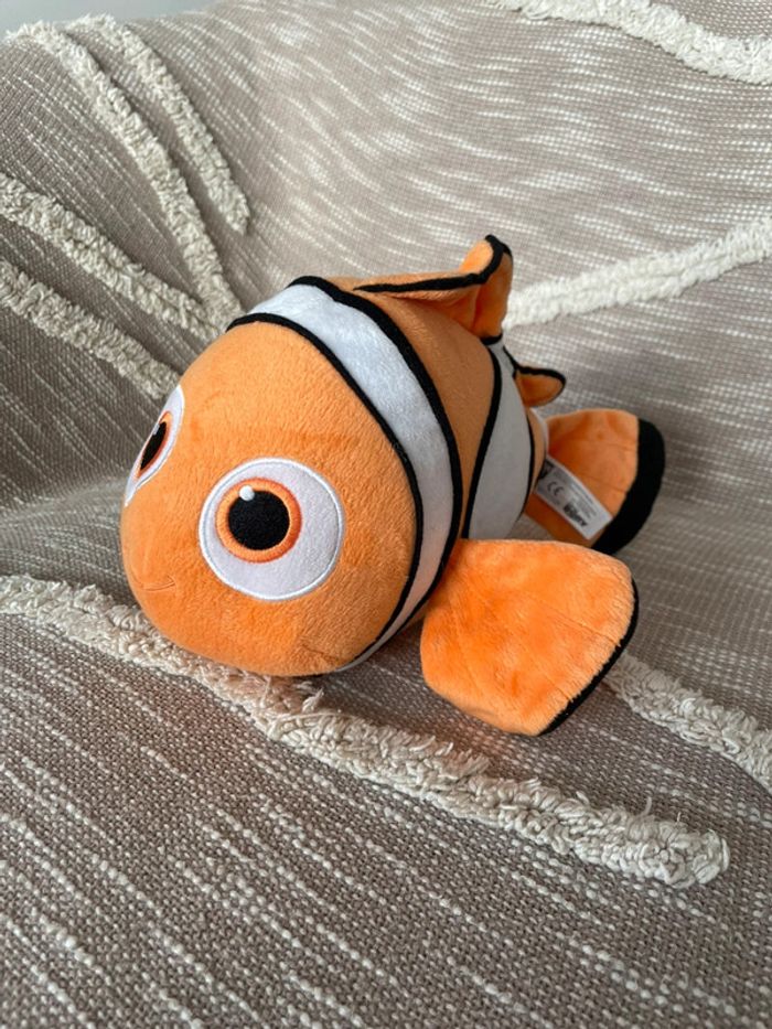 Peluche doudou interactif 31cm Disney le monde de nemo poisson orange neuf - photo numéro 2