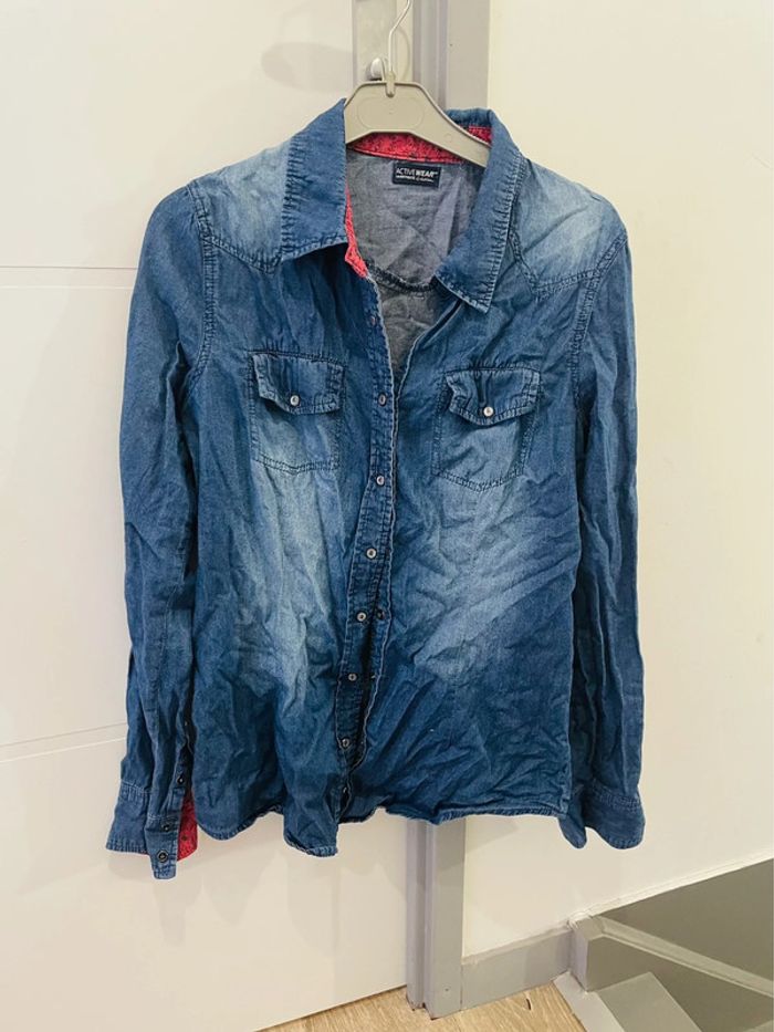 Chemise en jean femme taille 38 - photo numéro 2