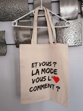 Sac en toile Monoprix 36 x 40 cm env