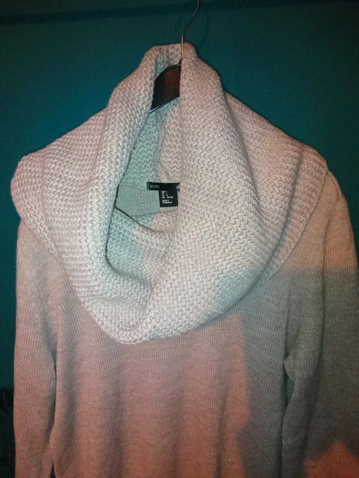 Robe pull beige clair - photo numéro 3