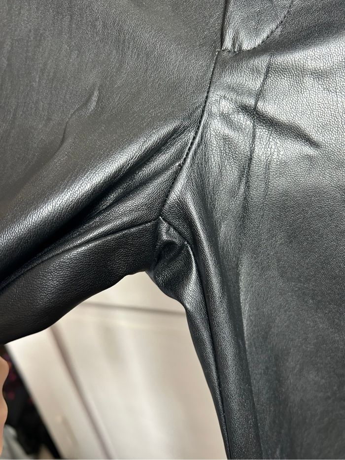 Pantalon en cuir Zara - photo numéro 4