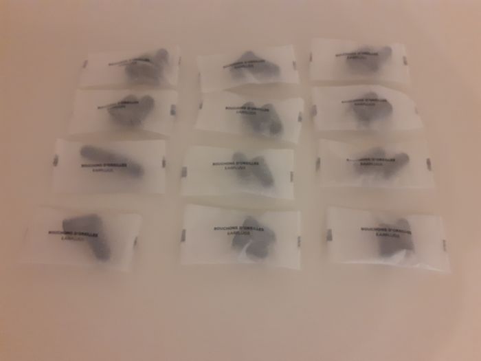Lot de 12 bouchons d'oreilles