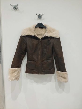 Manteau marron sisley femme taille38