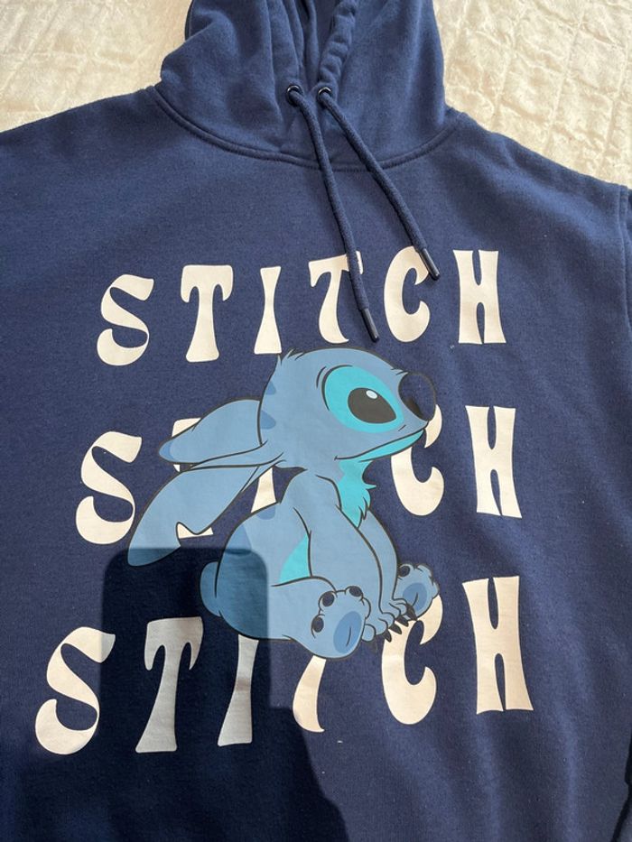 Sweat-shirt à capuche Stitch XS - photo numéro 2