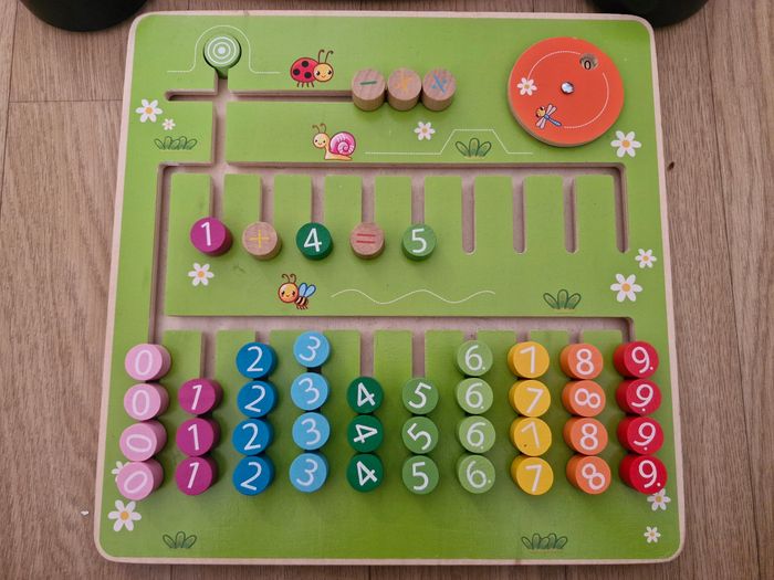 Piano rock Zèbre Vtech et jeu Montessori calcul - photo numéro 9