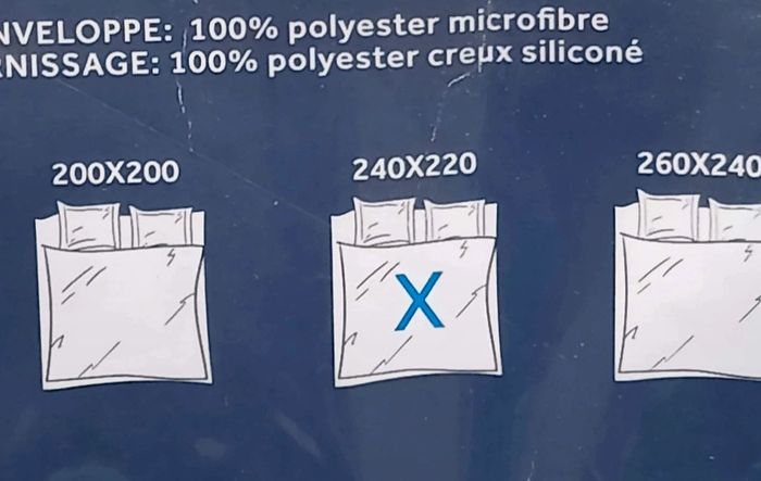 Couette douceur Colas  240x220 cm - photo numéro 2