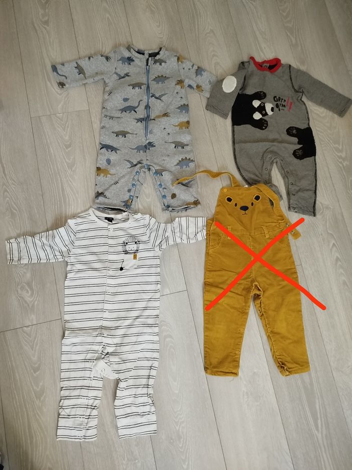 Lot n°2 vêtements hiver garçon 18 mois - 46 pièces - photo numéro 5