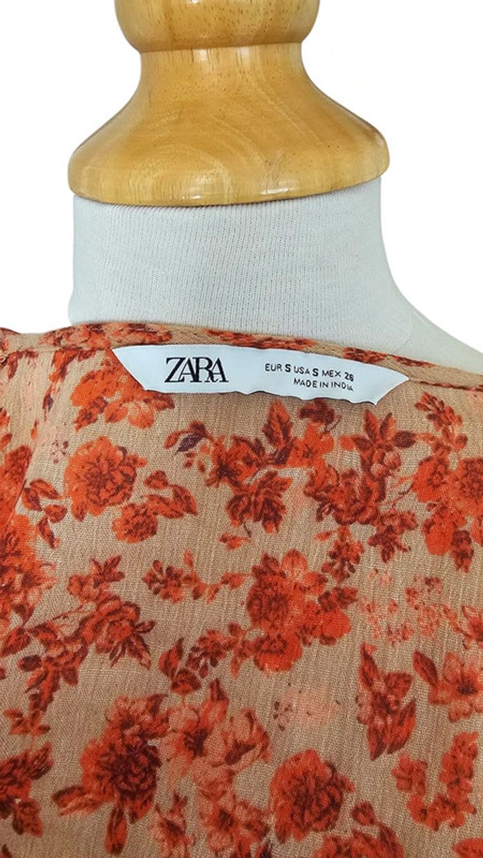 blouse 'Zara' abricot taille S - photo numéro 6