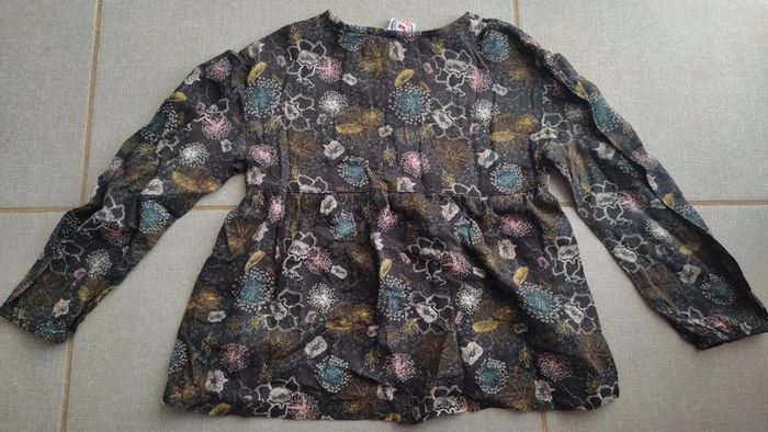 Tunique fleurie La compagnie des petits T.5 A - photo numéro 3