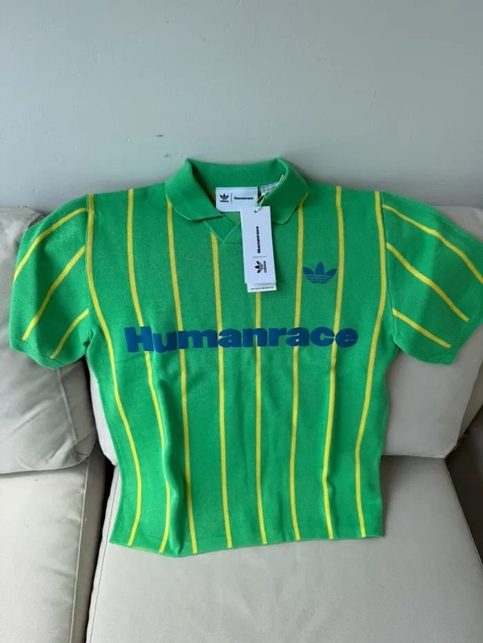 T-shirt Jersey Adidas × Pharrell Williams Humanrace vert