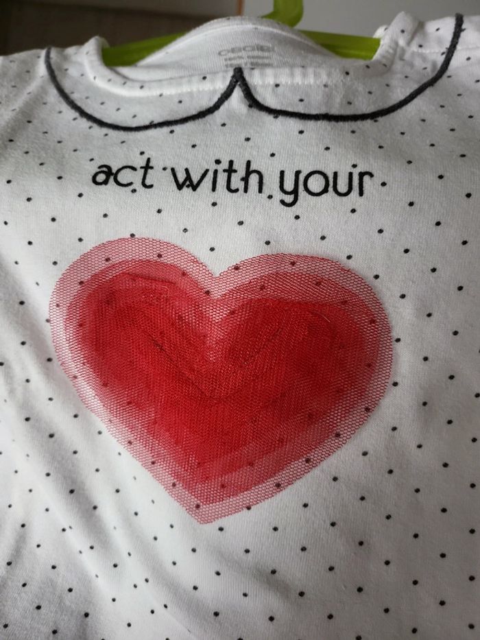 Ensemble t-shirt manches longues et jupe obaibi neuf 18 mois - photo numéro 6