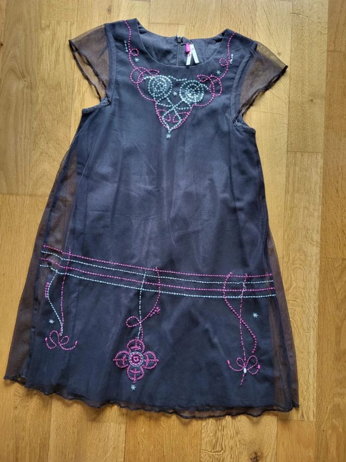 Robe marron rose 10 ans orchestra