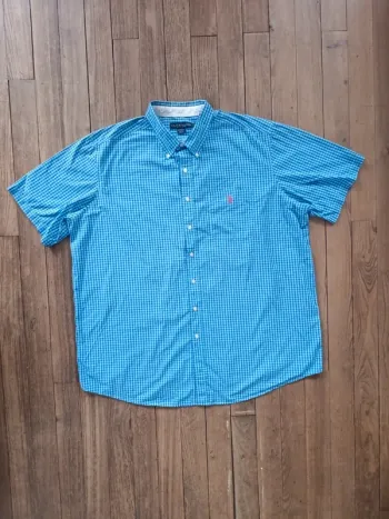 Chemise us polo assn. Manche courte bleu Xxl