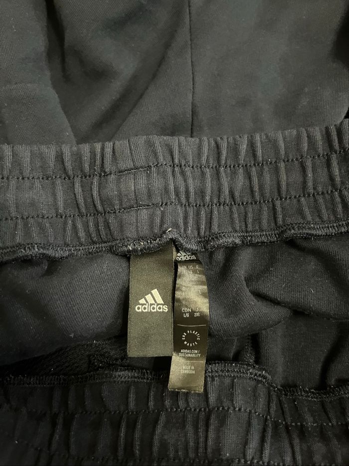 Jogging Adidas Marine – Bandes Roses – Taille L - photo numéro 5