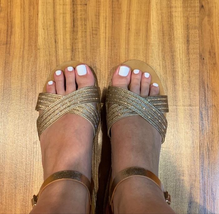 Sandales compensées beaucoup portées - photo numéro 2