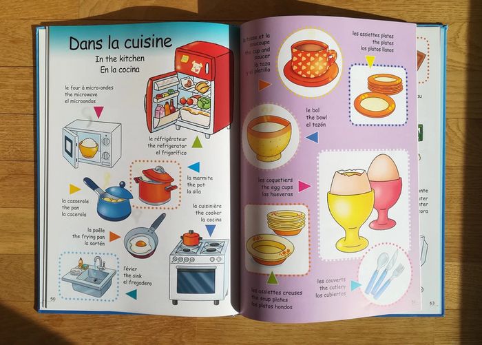 Livre Mon dico Français/Anglais/Espagnol - V92B - photo numéro 2