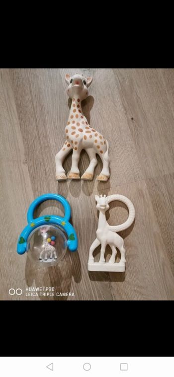 Hochets + anneau de dentition