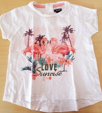 T-shirt manches courtes fille 18-24 mois / Kiabi