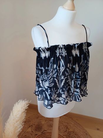 Top court neuf transparent H&M taille S 36