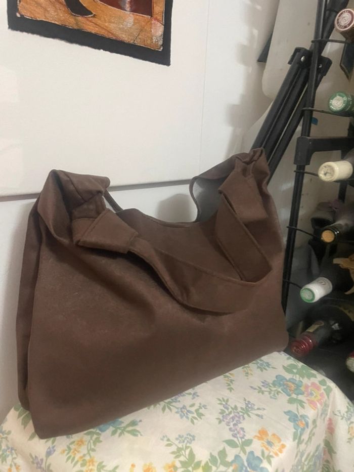 Sac Fourre-Tout marron Vintage, sac neuf