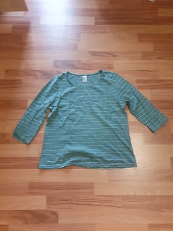 tee shirt 100% coton vert t 40