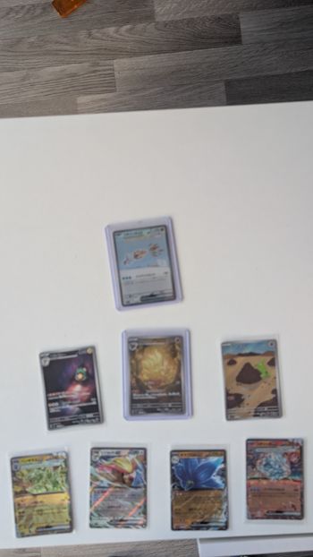 Lot de 8 cartes pokémon Jap