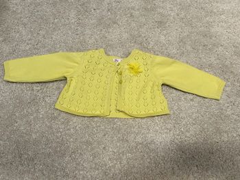 Joli gilet estival jaune fille - du pareil au même - 9 mois