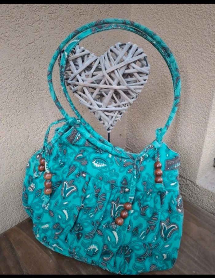 Sac d'été turquoise