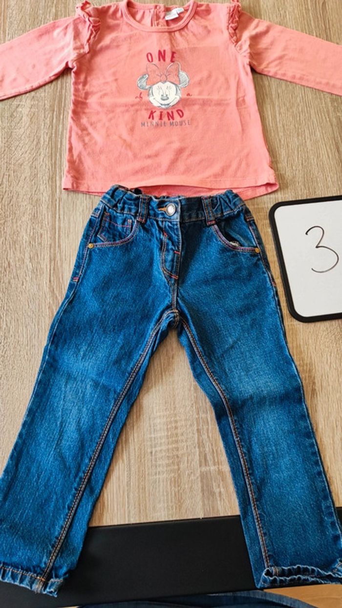 T-shirt et pantalon taille 3 ans - photo numéro 3