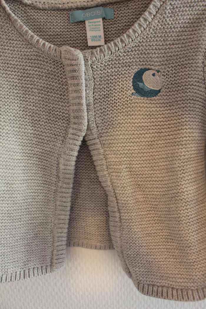 Gilet Obaïbi  18 mois - photo numéro 3
