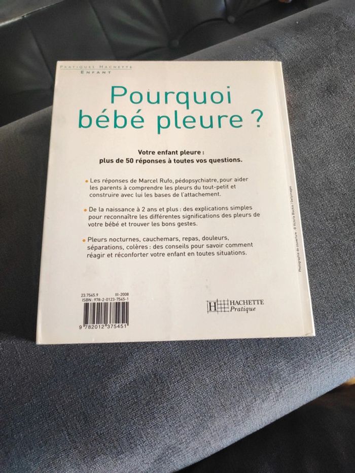 Livre "Pourquoi bébé pleure ?" - photo numéro 2