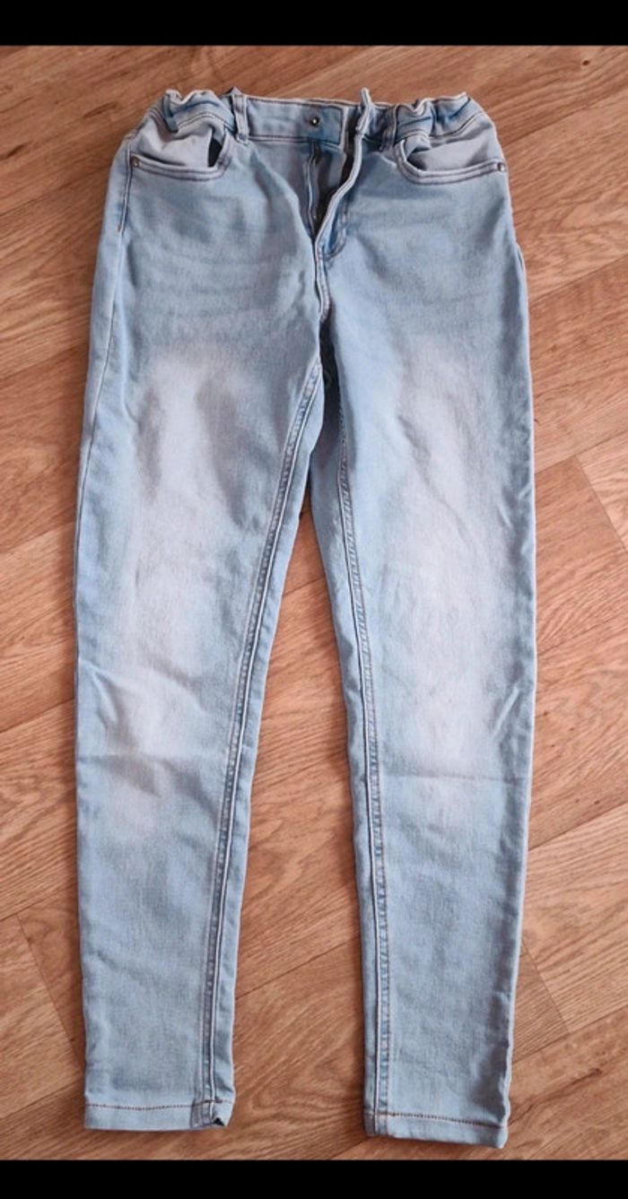 Jeans slim bleu clair Creeks, TBE taille 14 ans - photo numéro 4
