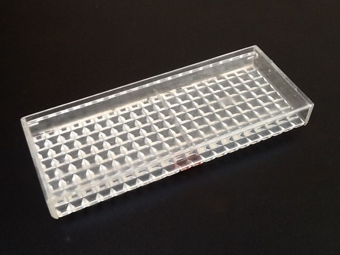 Années 1970 Coffret 12 porte-couteaux Plexiglass transparent - photo numéro 4